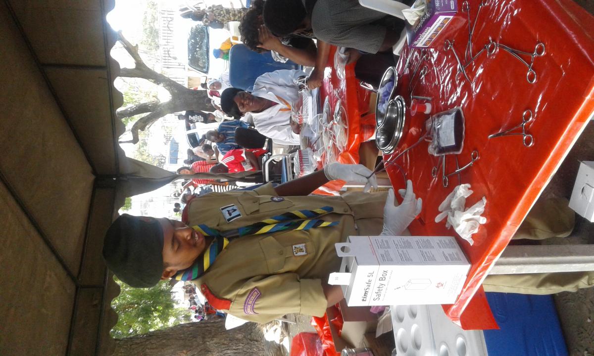 SCOUTS DONATE BLOOD - TSA