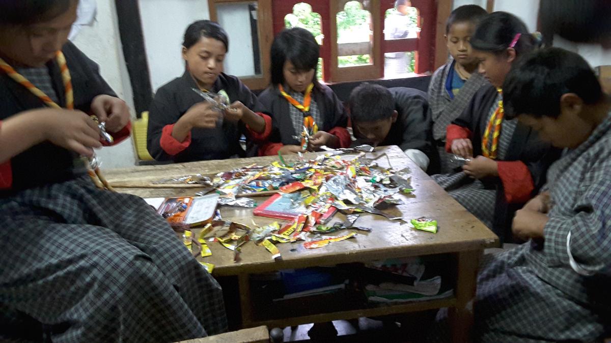 Tsebar lower secondary school scouts pemagatshel