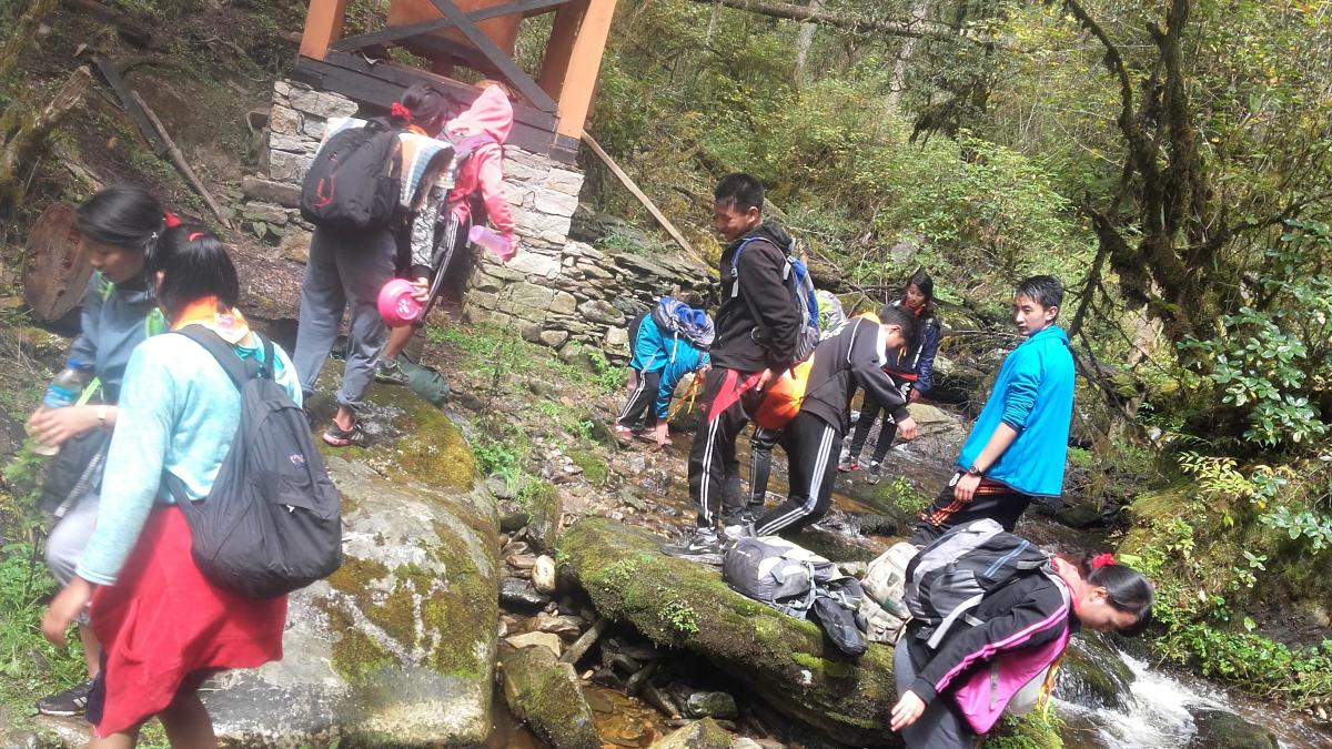 Spiritual Camp cum Community service.