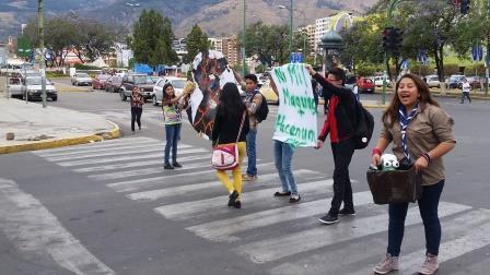 No botemos basura en la calle