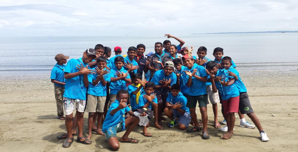 Peace Excursion at Wailoaloa Beach during Didtrict Rally