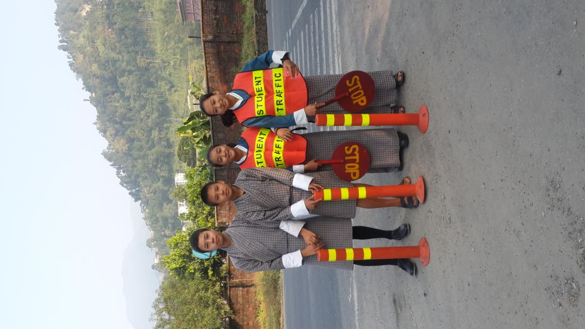 Traffic and safety for peace and harmony. 