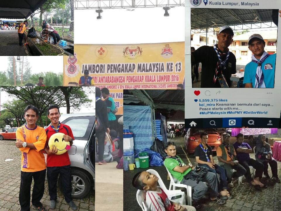 Venturing qm duties at KL International Jamboree 2016