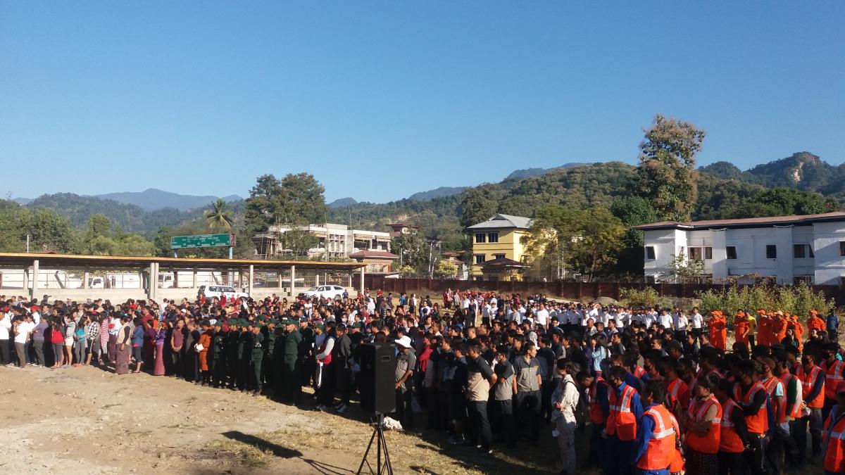 Mass cleaning at Samdrupjongkhar Thromde