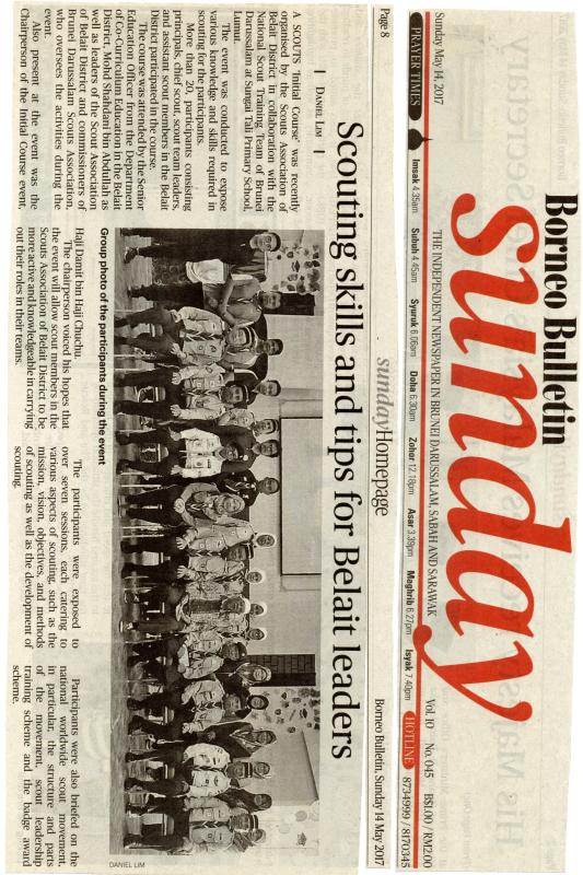 Scouting skills and tips for Belait Scout leaders