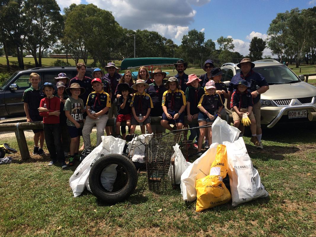 05 March 2017 - Glennie Heights Scout Group Clean Up Australia Day