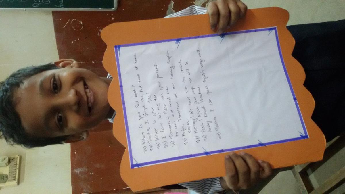 Developing Reading Skill and love for Reading at Tilaknagar MPS School, Mumbai, India