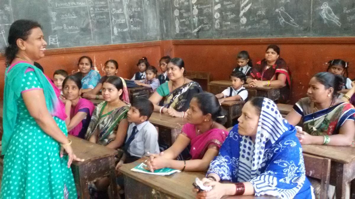 Women's Day celebration at Tilaknagar MPS, Mumbai, India