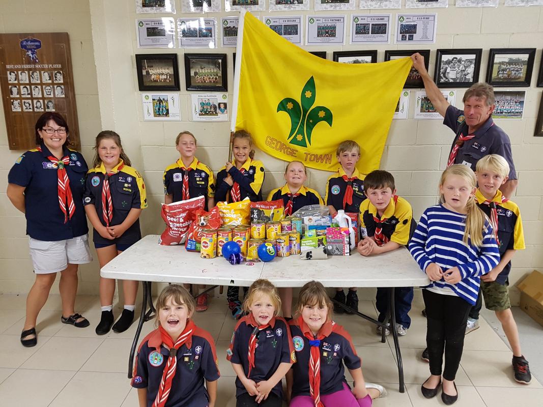 George Town Scout Group Winter 2017 RSPCA Drive