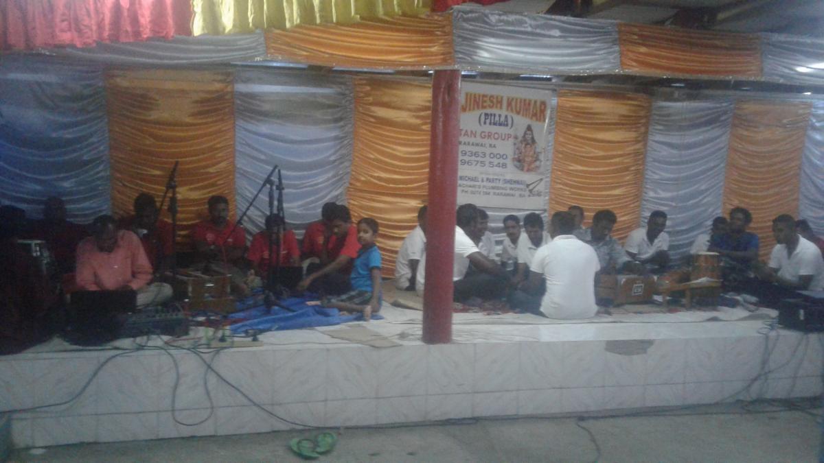 Peace message through a Kirtan programme