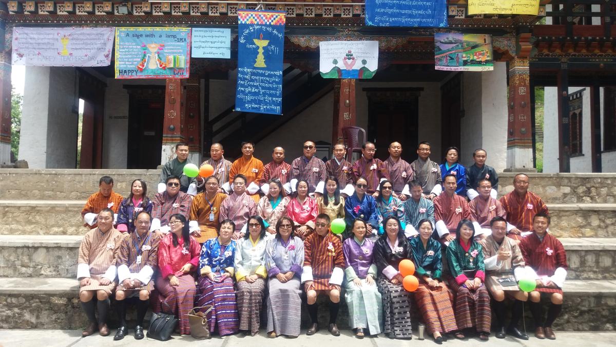 National Teachers Day Celebration in Paro College