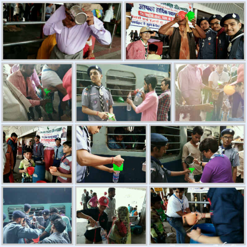 Water Service in Railway station 