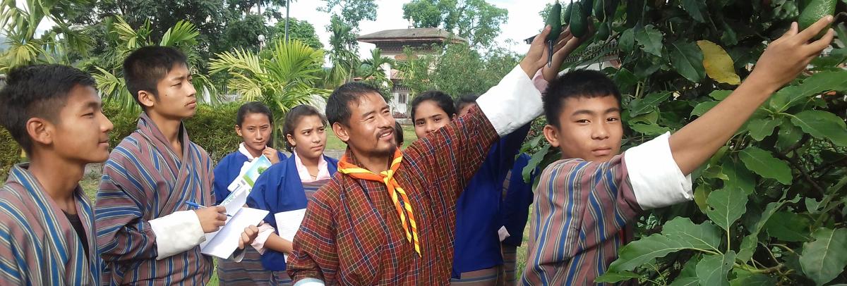 "Scientific Farming by Bhutan Scouts"