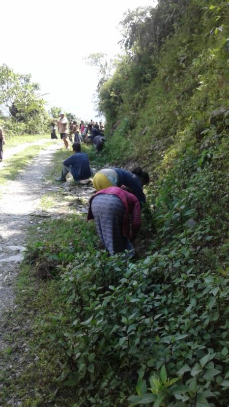 Cleaning Campaign at Jigme Village