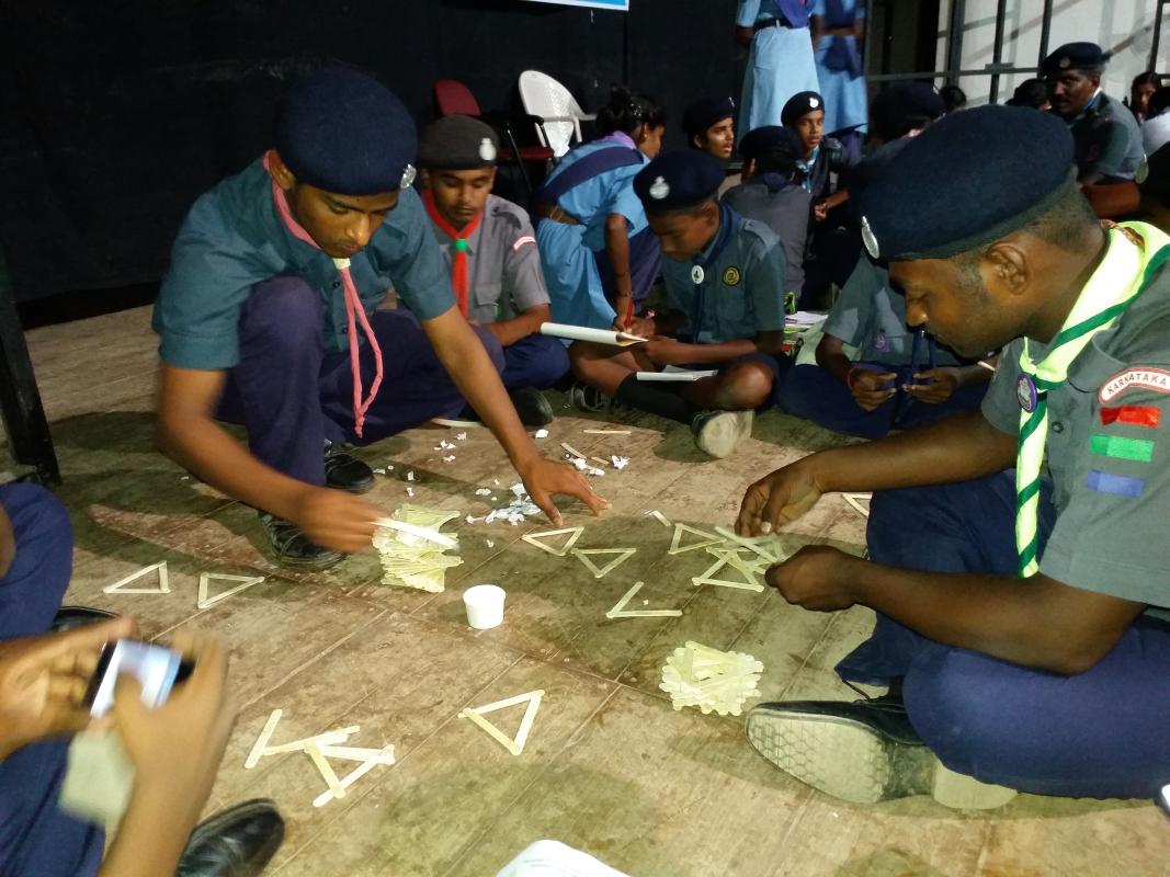 THE BHARAT SCOUTS AND GUIDES REGIONAL LEVEL HANDICRAFT VOCATIONAL COURSE