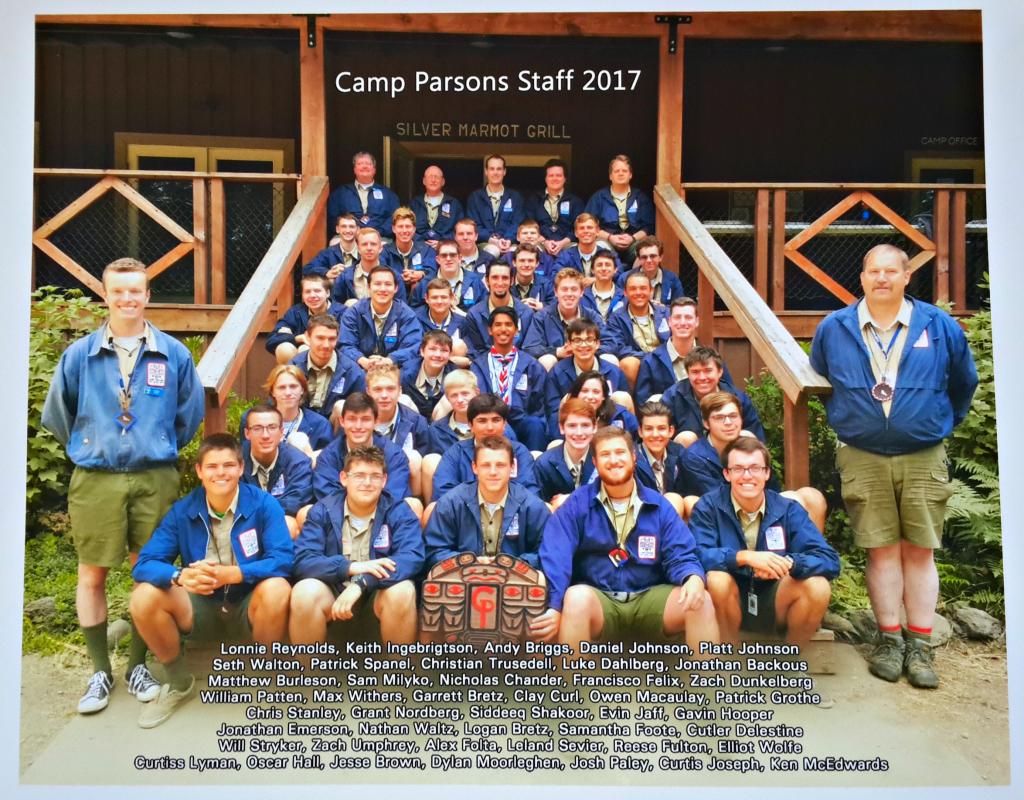 BSA International Camp Staff - Camp Parsons, Washington