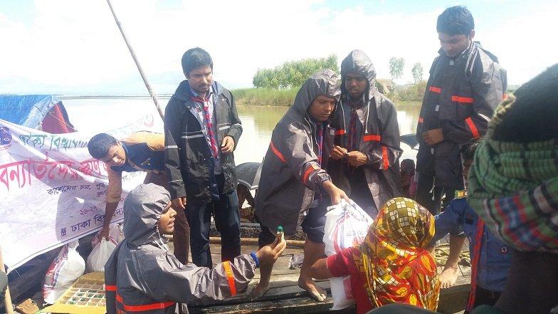 বন্যার্তদের পানি বিশুদ্ধকরণ প্রকল্প