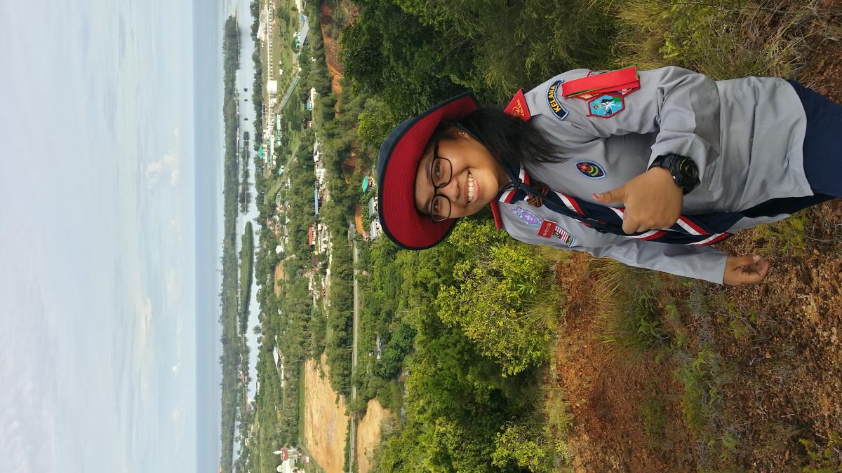 Kami dah tawan puncak bukit Nuluh Lapai !