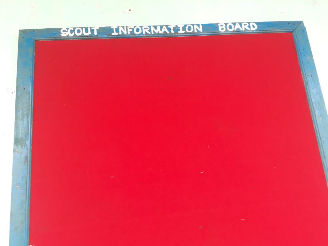 Scout information board