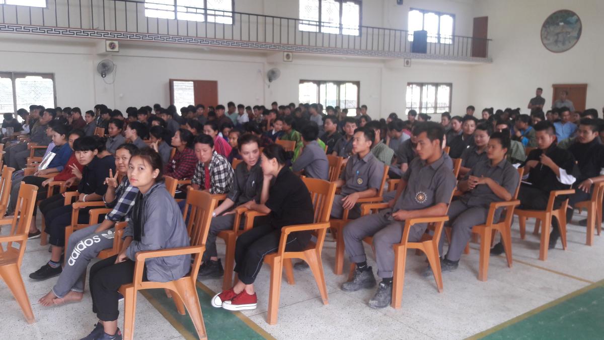 Initiation of Rover Scouting at Jigmne Namgyel Power Training Institute, Bhutan