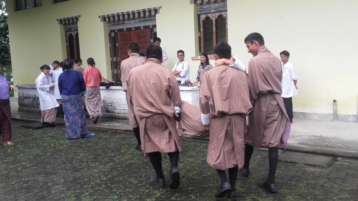 Earthquake mockdrill