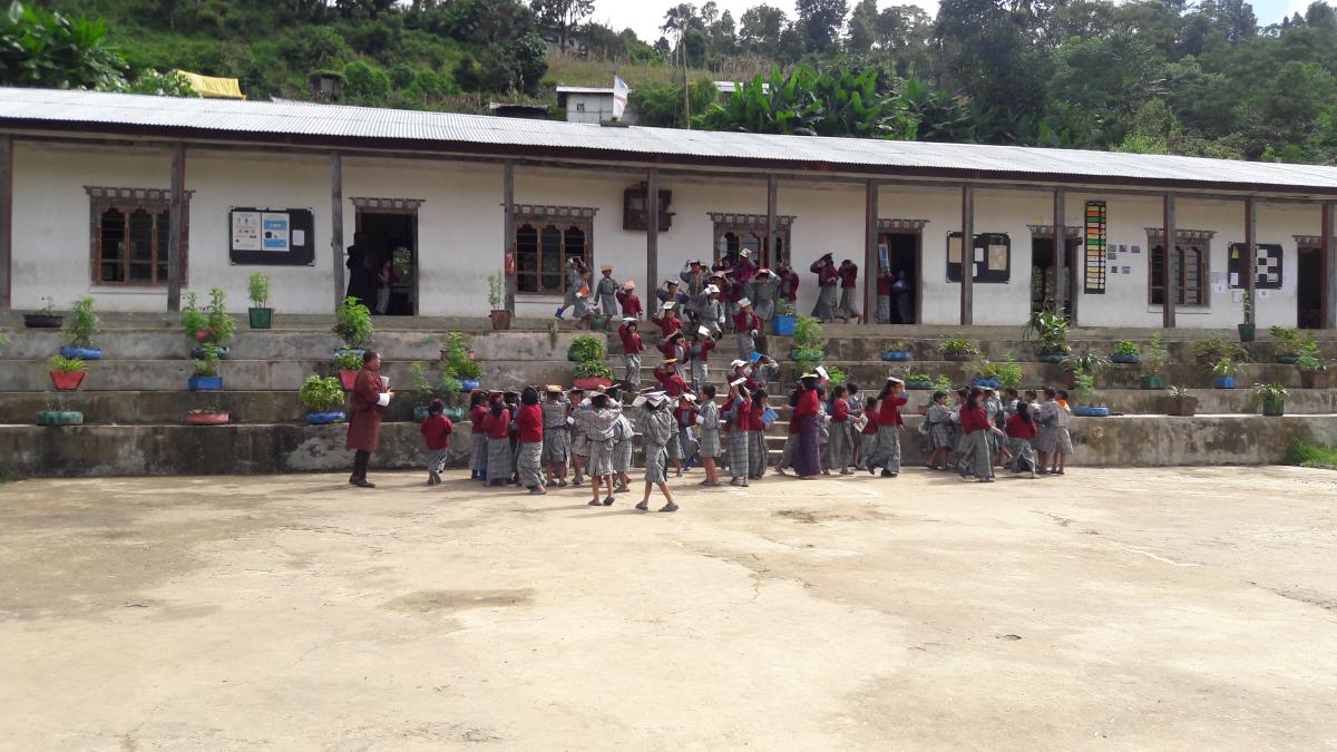 Earthquake mock drill