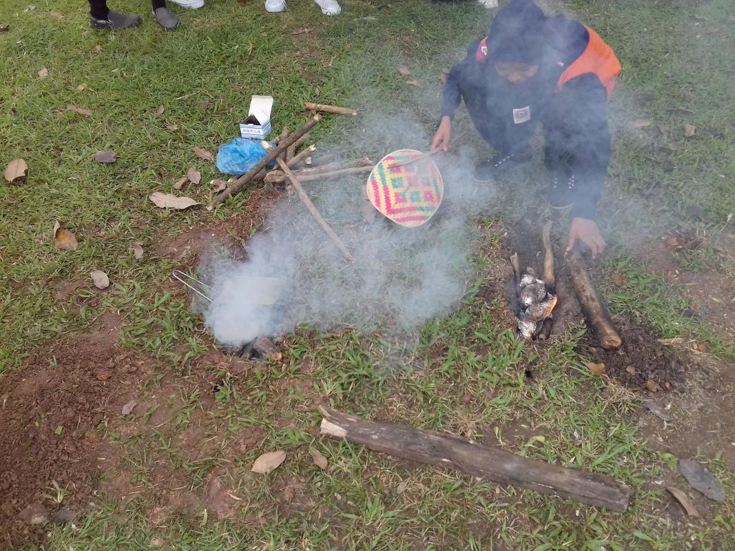 Latihan Masakan Rimba sebelum Pertandingan Masakan Rimba Peringkat Daerah Kuala Muda