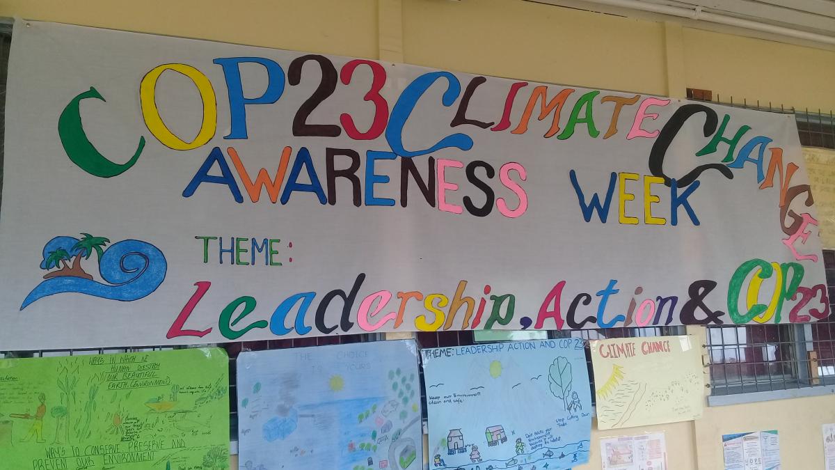 COP23 Climate Change Awareness - School Based