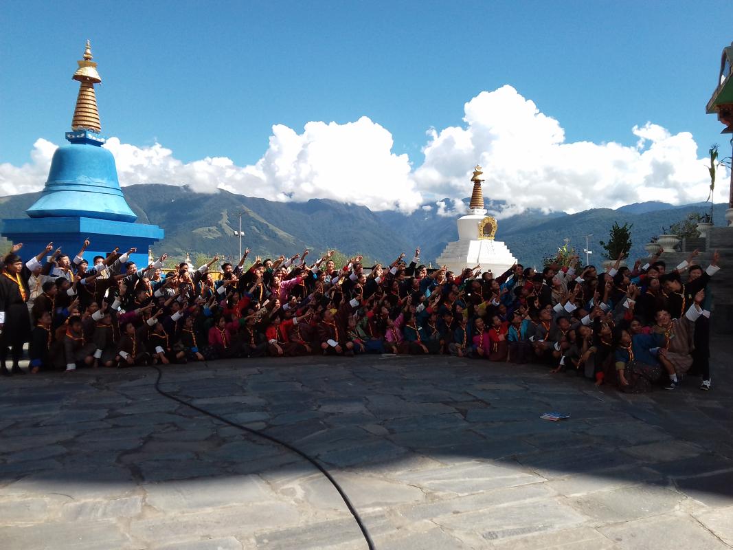 Scout Exchange program with Dungtse CS and Tangmachu CS