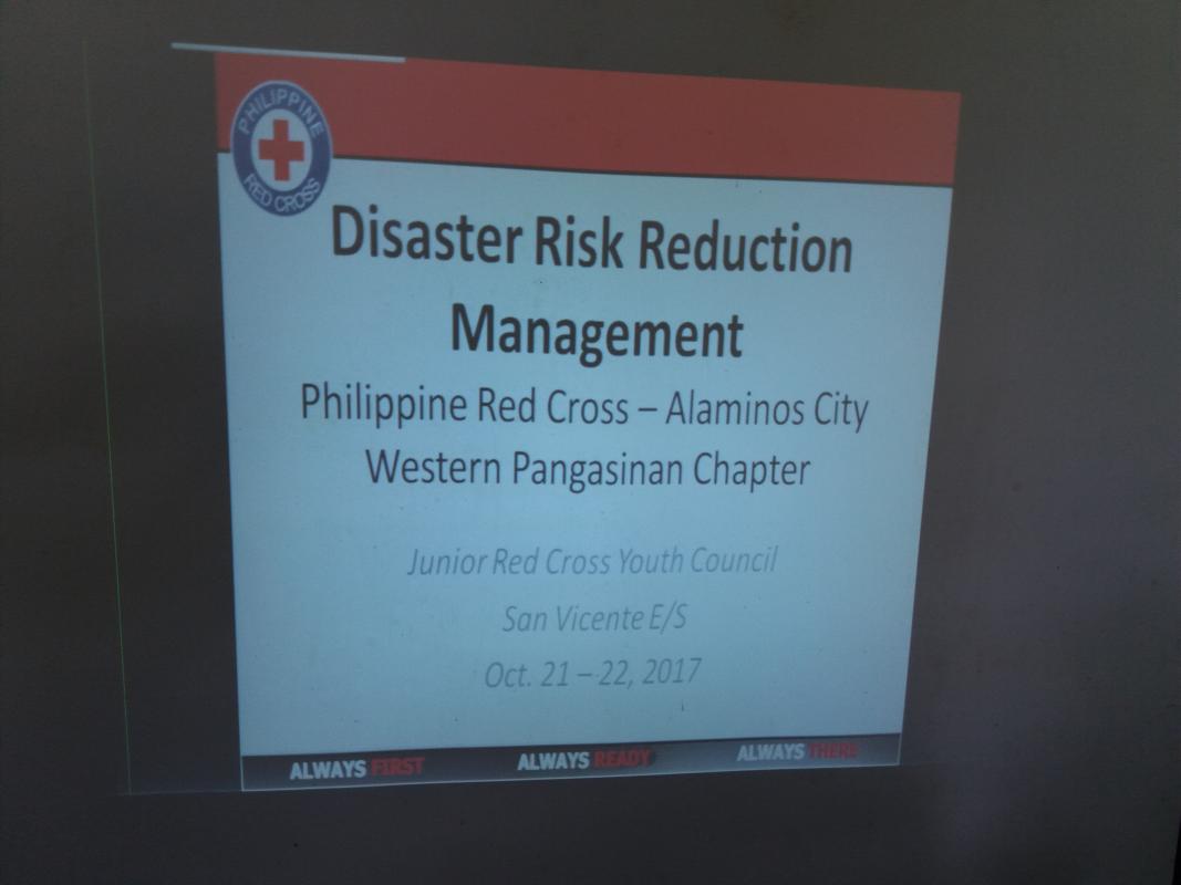 Disaster Risk Reduction and Management Trainining Course