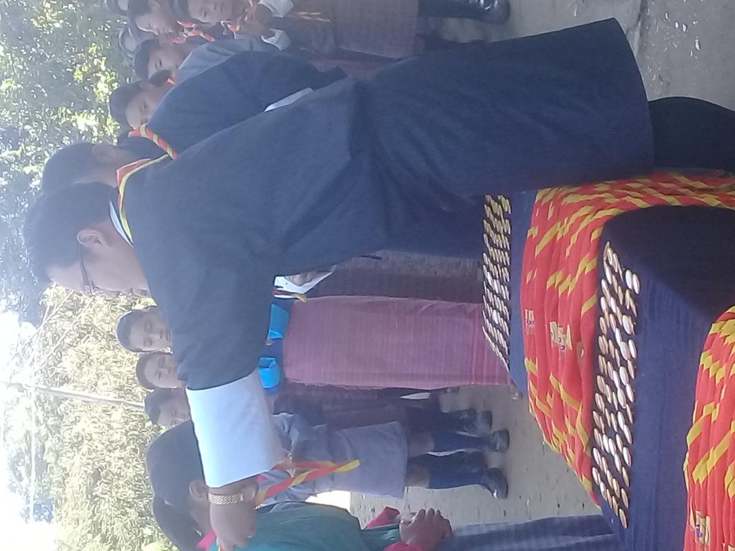 Investiture ceremony for both Scout and Cub