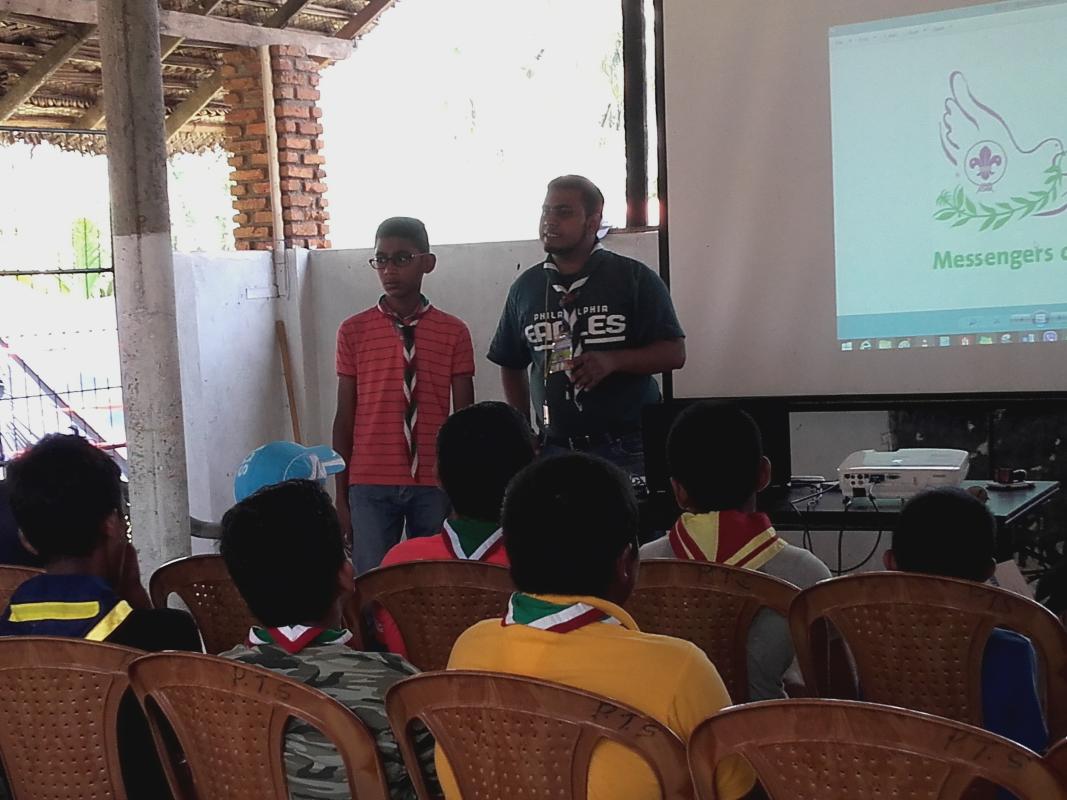 Promoting Messengers of Peace to Scouts at the 52nd Colombo Camporee