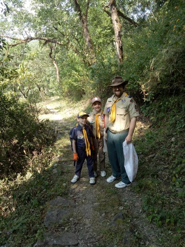 Trash Cleanup at Sattal Christian Ashram (Nainital, India)