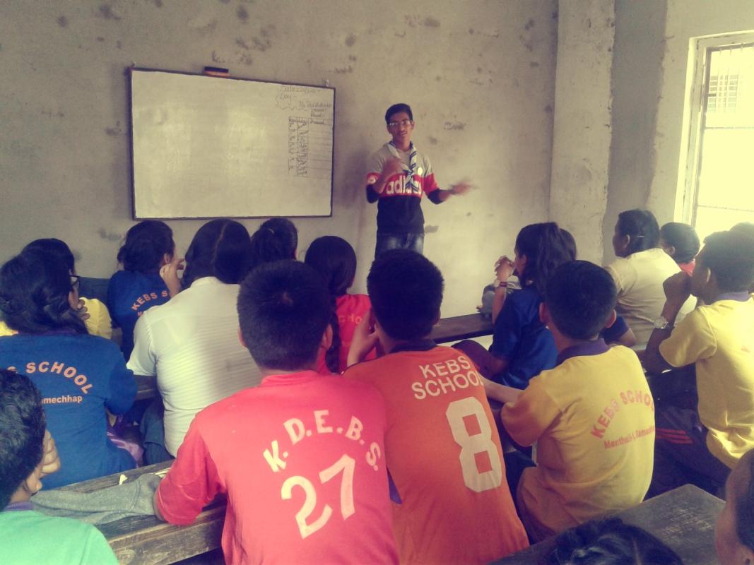  Messengers of Peace (MoP) orientation in KEBS School - Manthali, Ramechhap