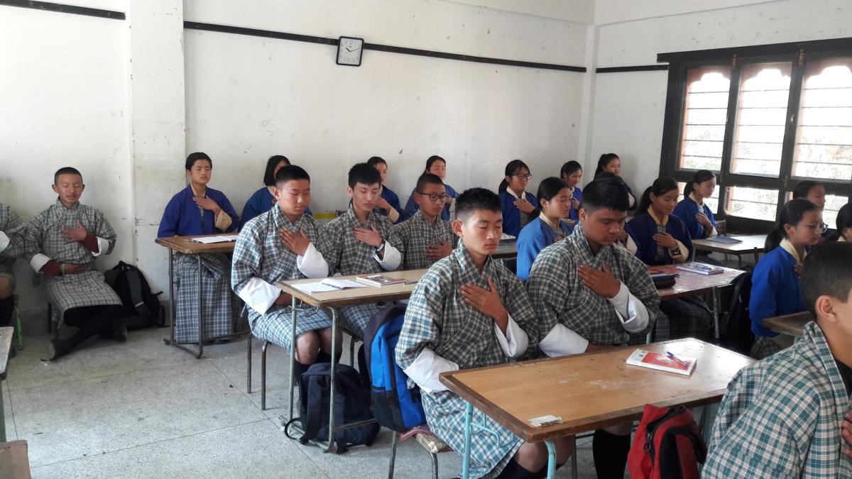 Meditation for developing peace