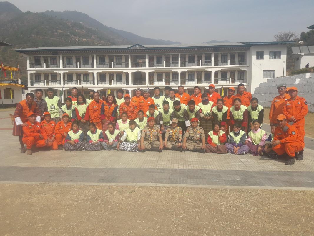 Volunteer during Kilaya drupchen at rangjung 
