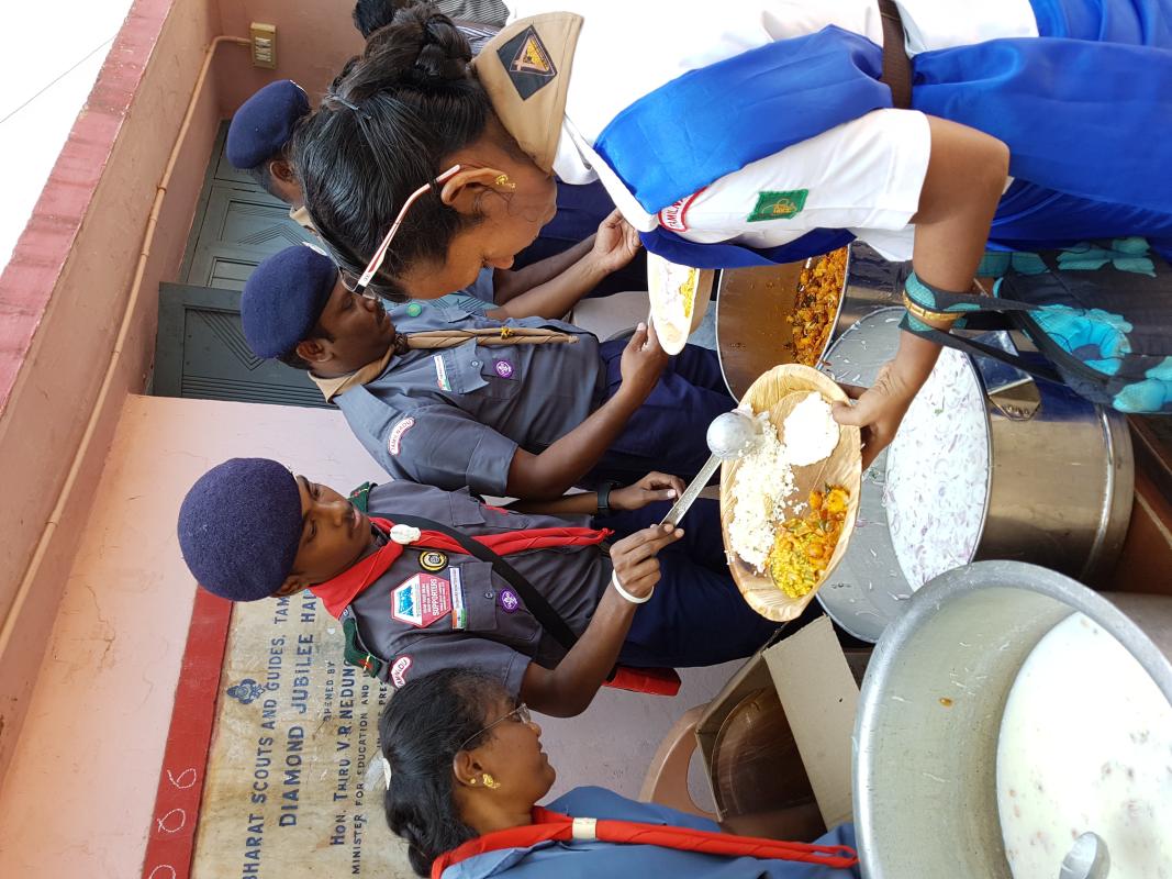 Slate level standard judging competition for scout guide cubs and bulbuls