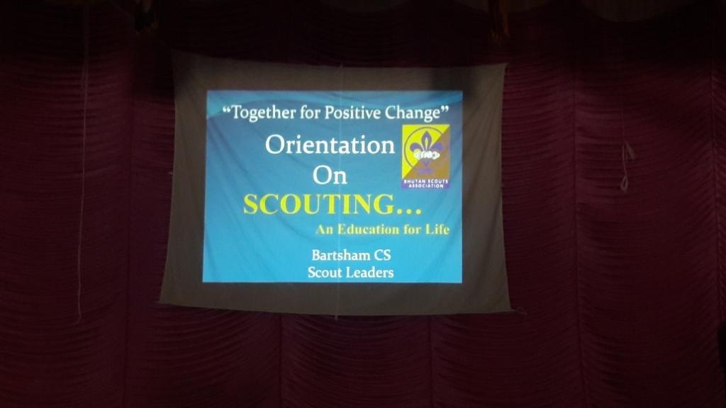 Orientation on Scouting