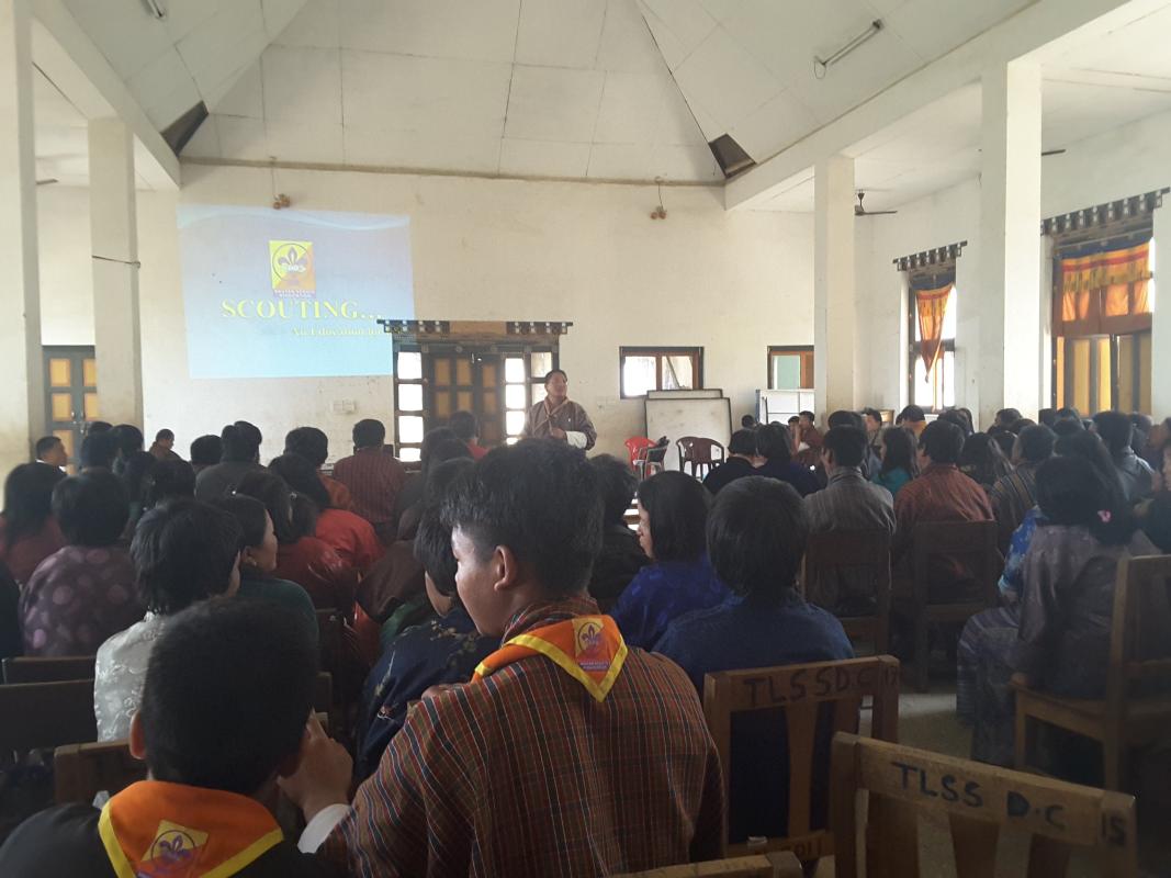 Advocacy on scouting to Parents during parents teachers meeting