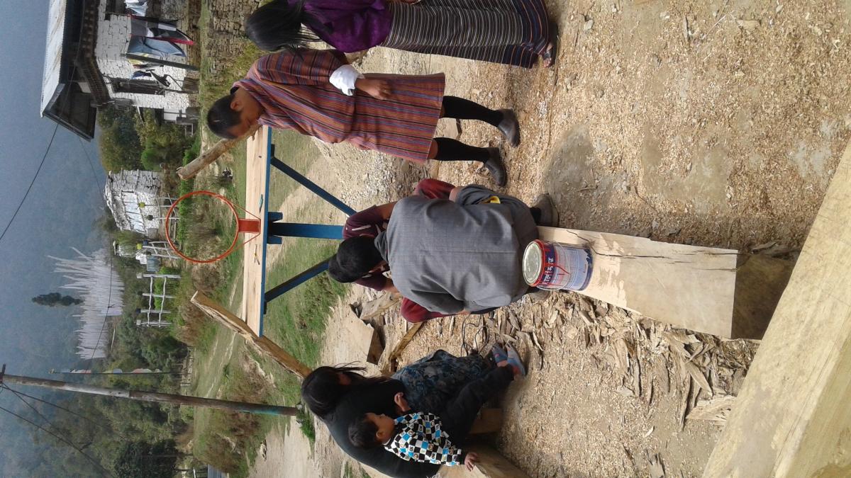 Maintenance of basket ball court