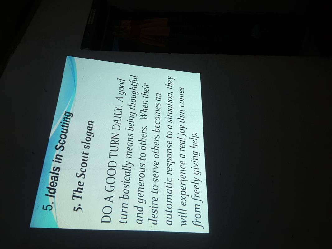 Fundamentals and Ideals of scouting