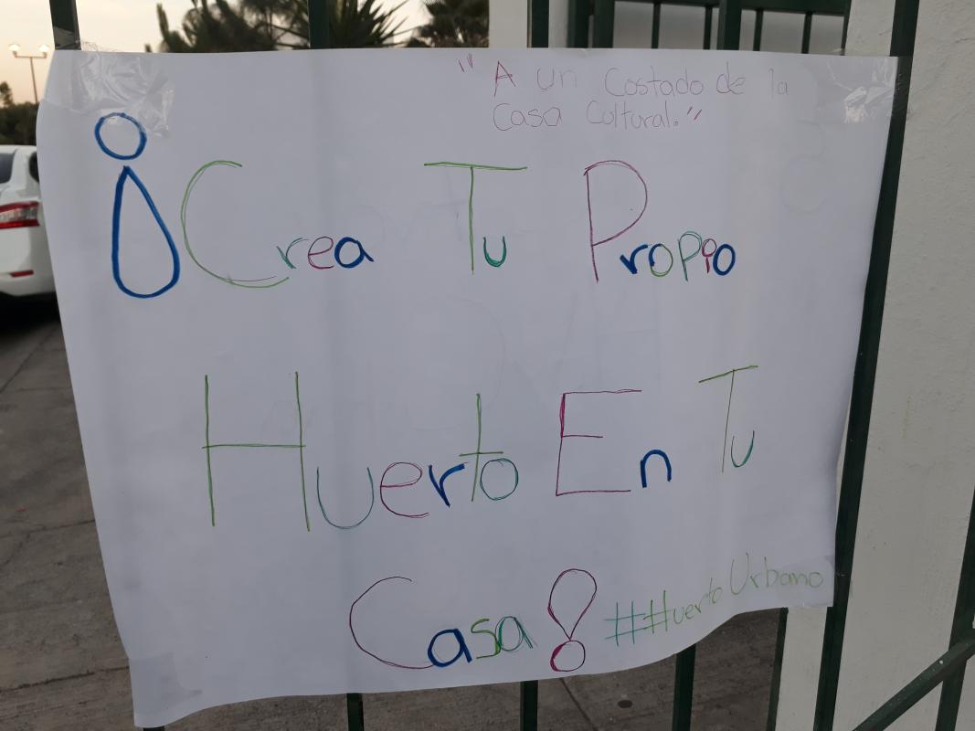 Diseño y colocación de carteles.