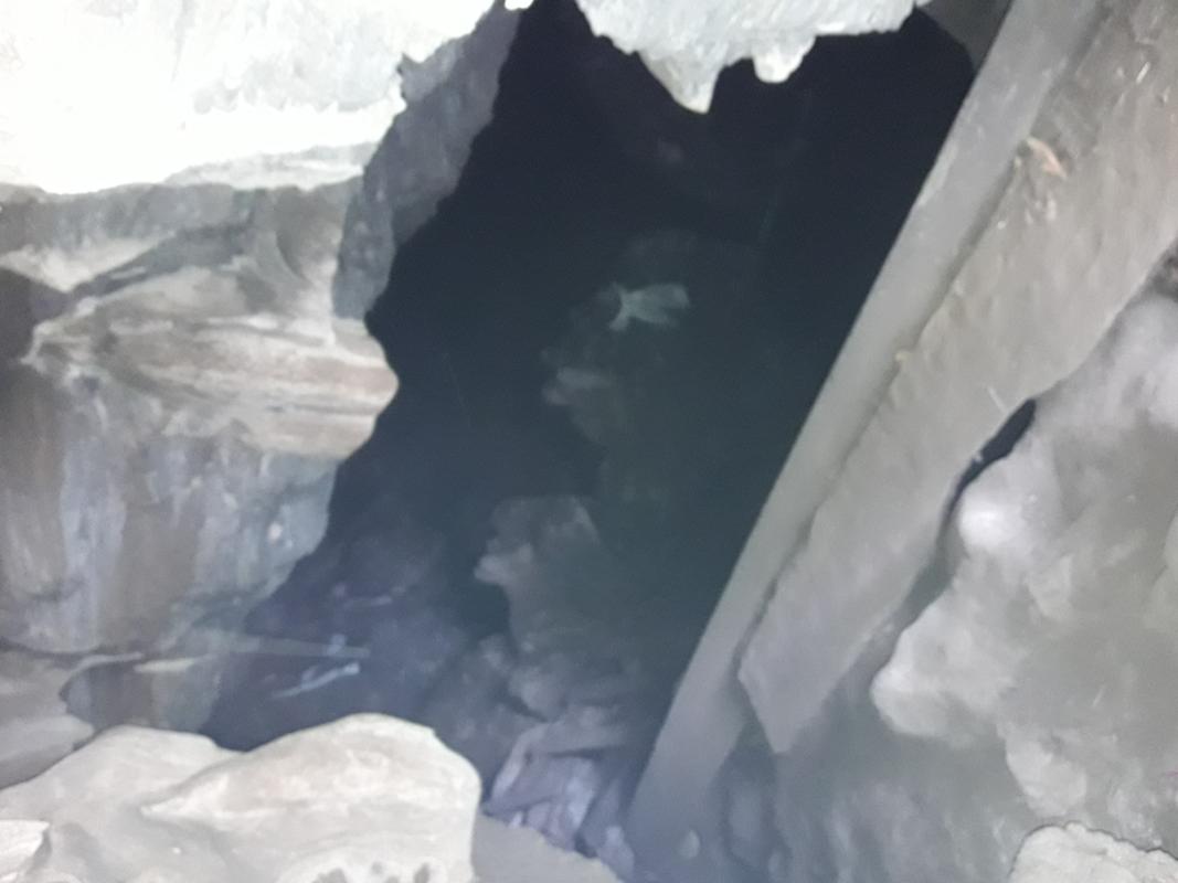 Cleaning a spiritual site.