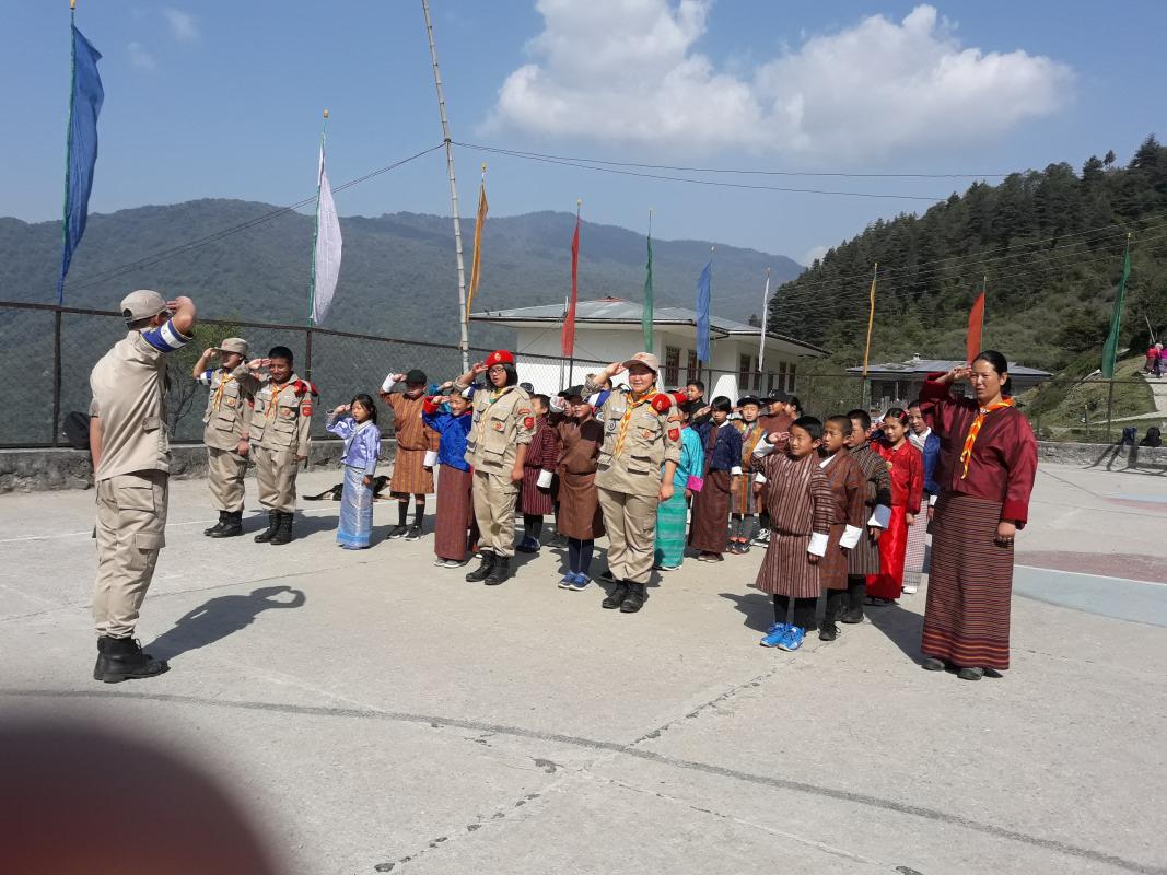 Chukha CS Nachung scout Historical hike