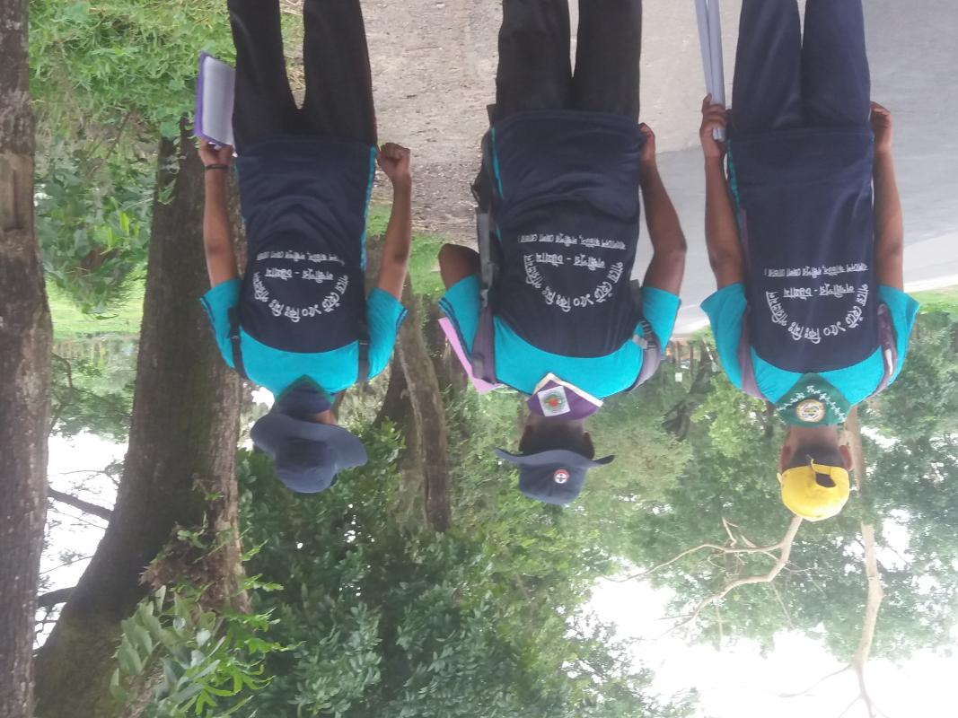 পায়ে হেঁটে ১৫০ কিলোমিটার পরিভ্রমণ। 