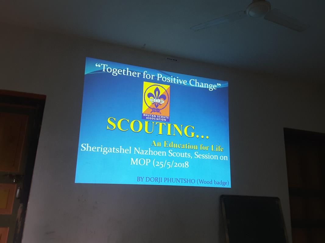 Orienting on messenger of peace bhutan to my troops