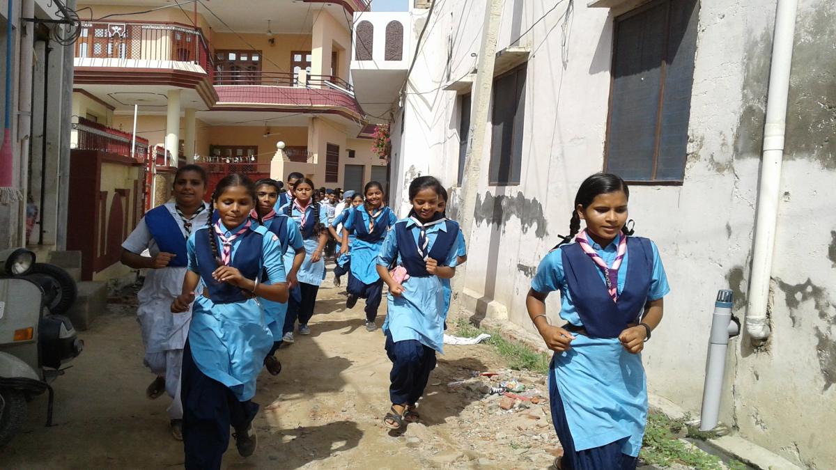 Scouts run for Healthy Punjab