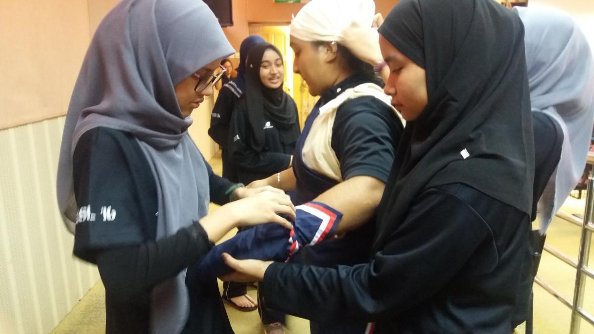 Pembelajaran Cara Mengikat Anduh