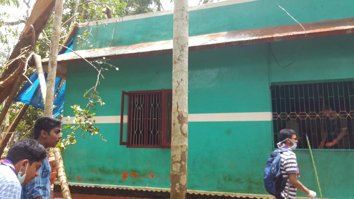 Flood Relief Works in Kerala during the Kerala Flood 2018