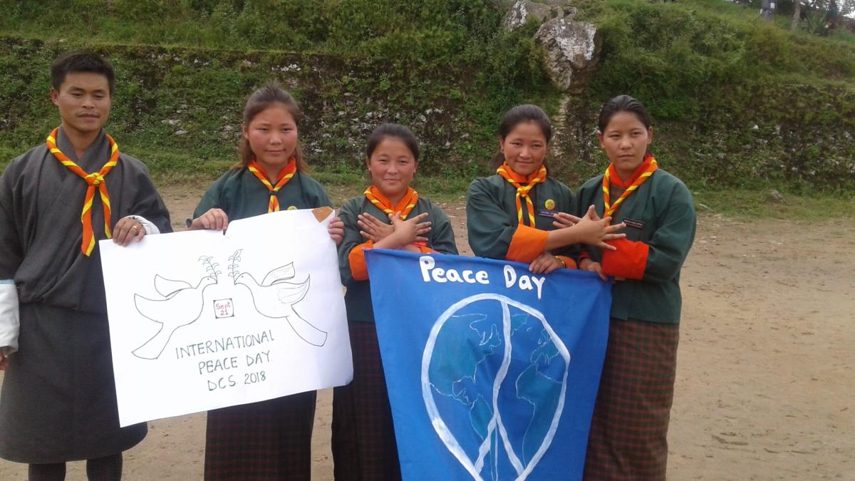 Celebrating international peace day